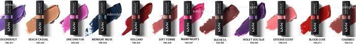 Barra labios NYX Velvet Matte Lipstick